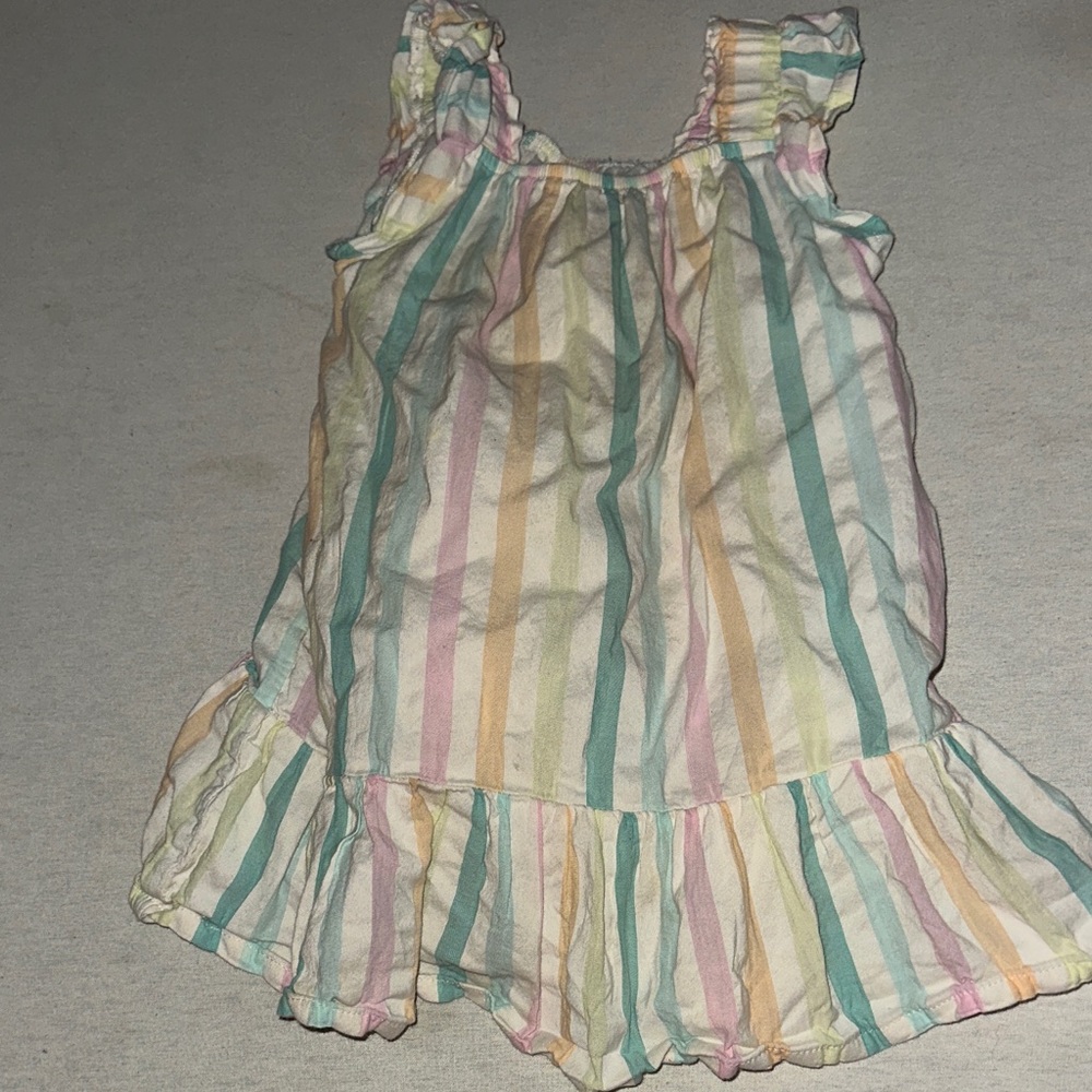 Kids Size 2T Wonder Nation Multicolor Ruffle Dress